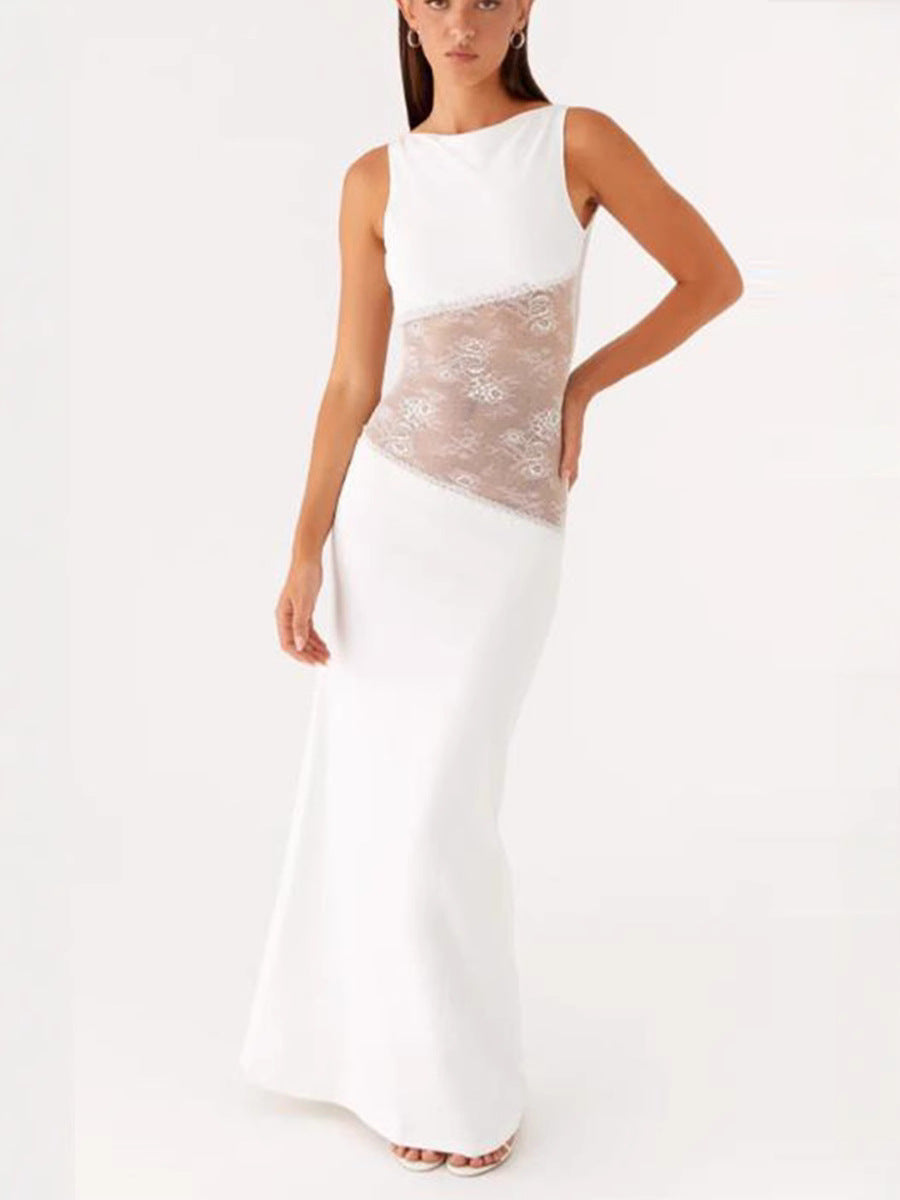 Backless long dress