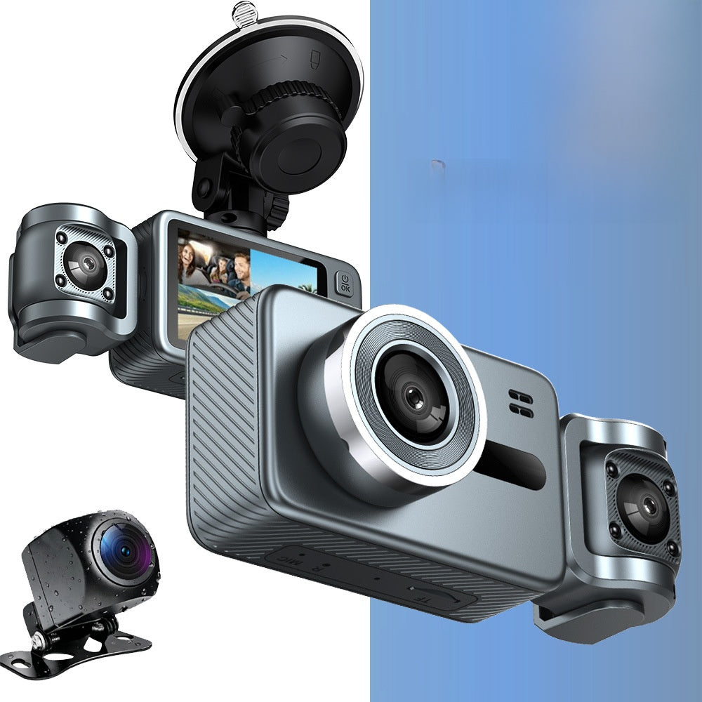4K Three-Lens Dash Cam
