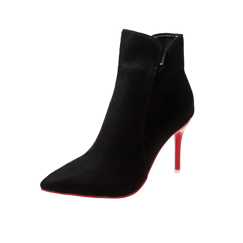 Womens Red Bottom Martin Boots