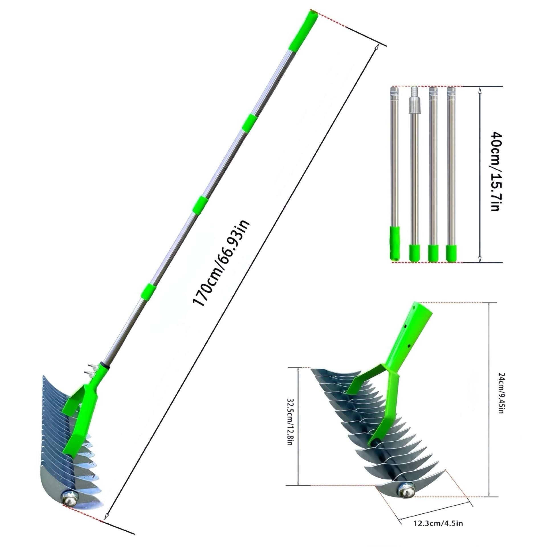 Stainless Steel Garden Lawn Rake