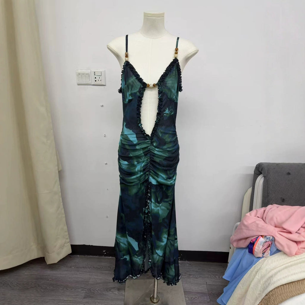 Women Sexy Spaghetti Strap Dress