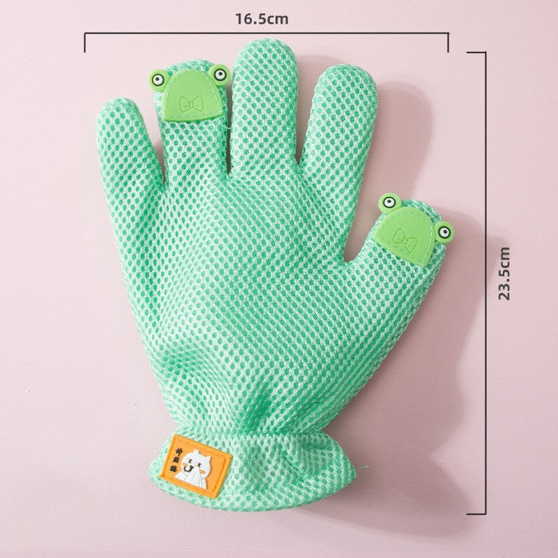 Pet Grooming Gloves for Cats and Dogs