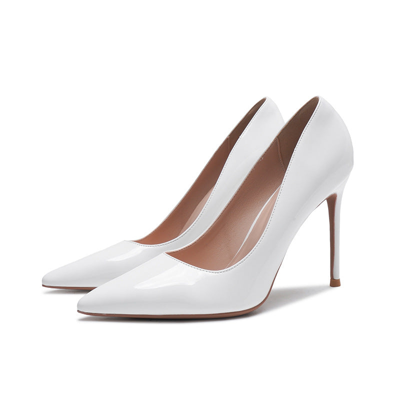 Women's Leather Stiletto Pumps
