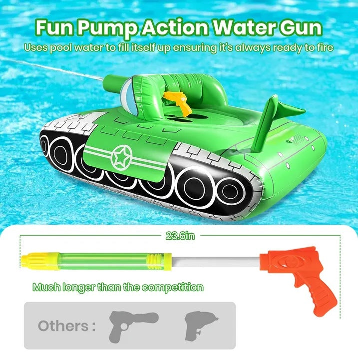 Inflatable Water Spray Battle Tank