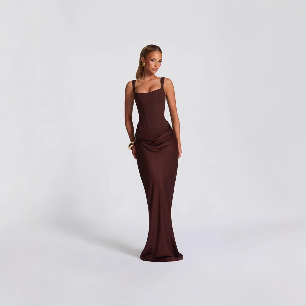 Womens Slim Fit Strap Bodycon Dress