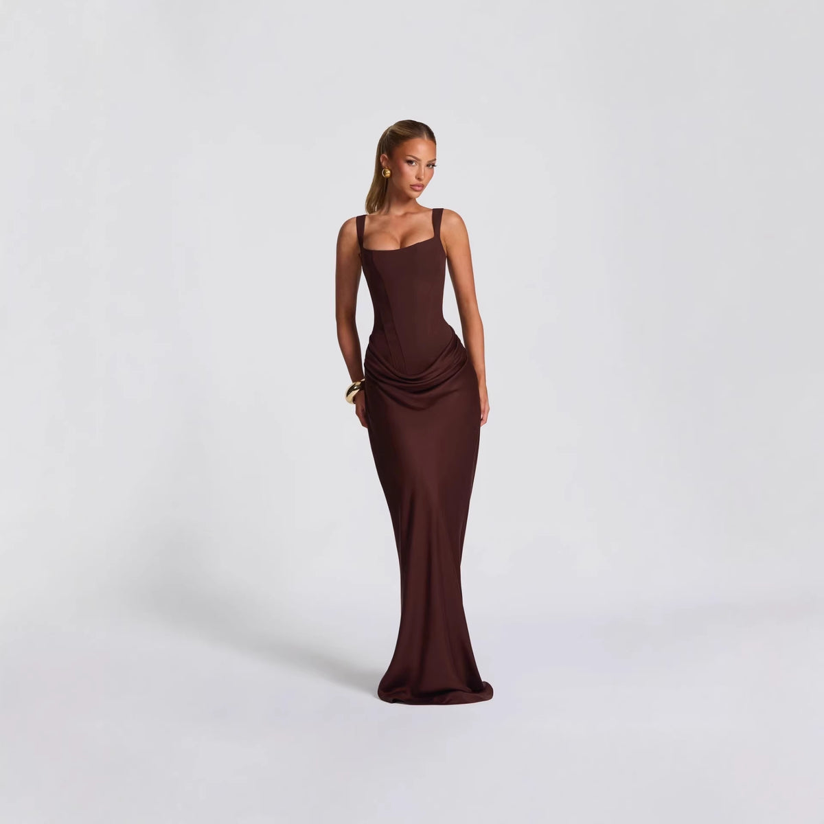 Womens Slim Fit Strap Bodycon Dress