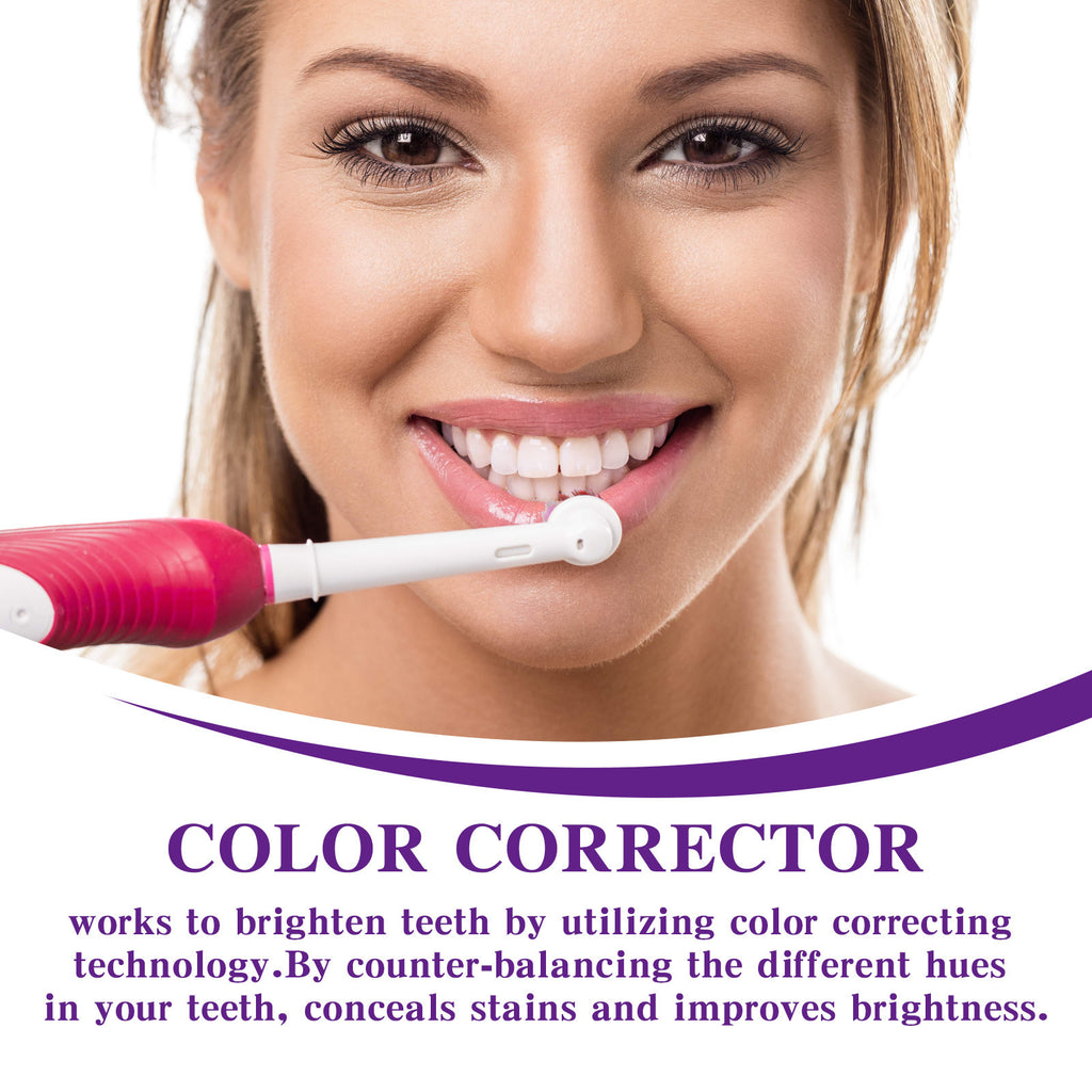 Purple toothpaste