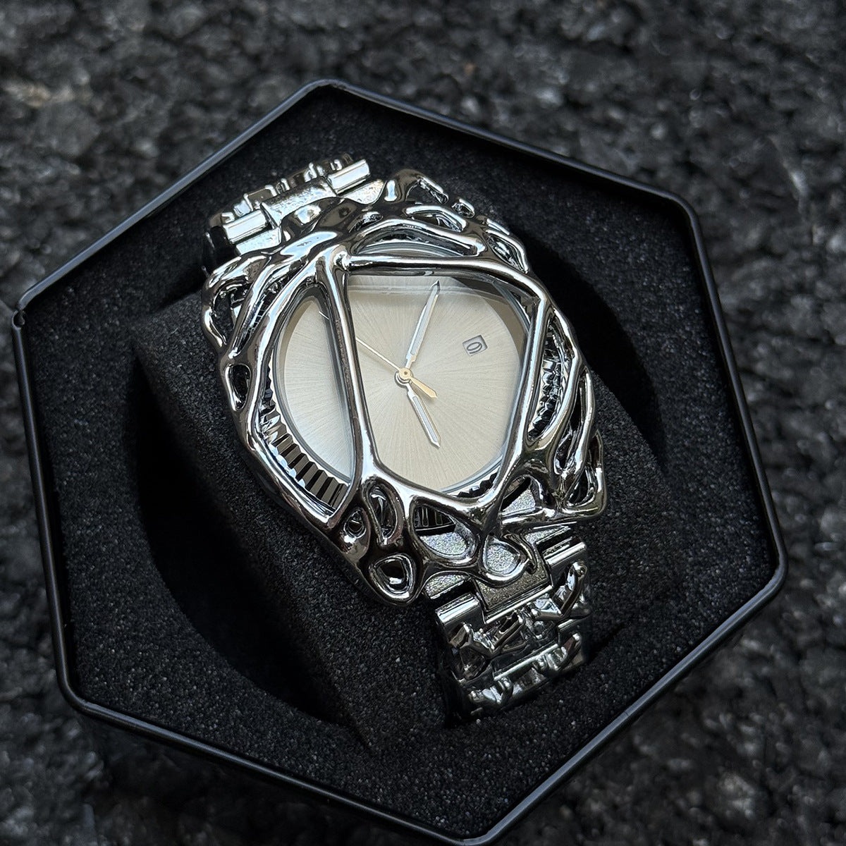 Men's Y2K Spider Web Design Quartz Watch