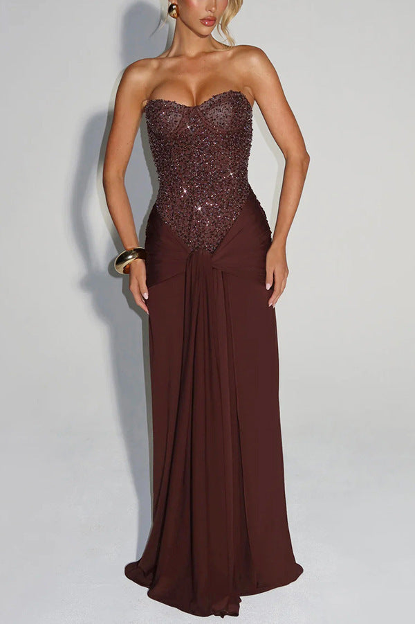 Strapless dress for women
