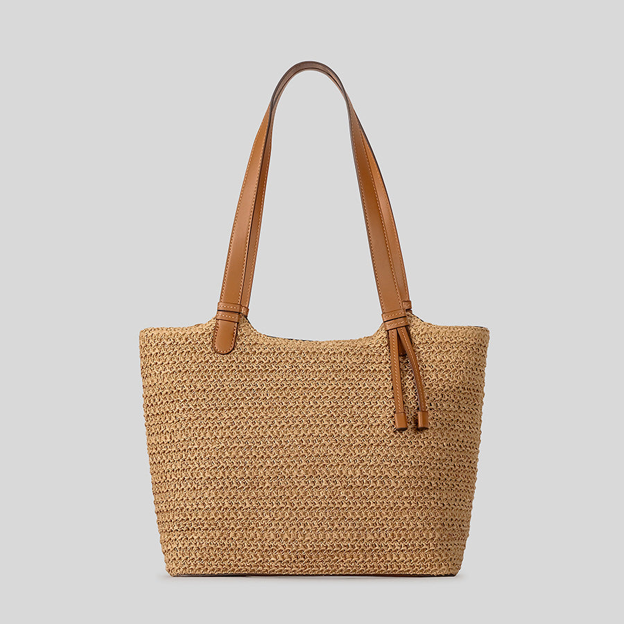 Straw Woven Shoulder Bag for Women
