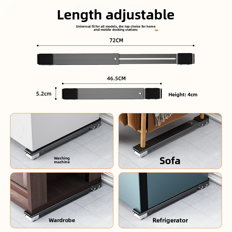 Movable Anti-Slip Appliance Base with Rollers