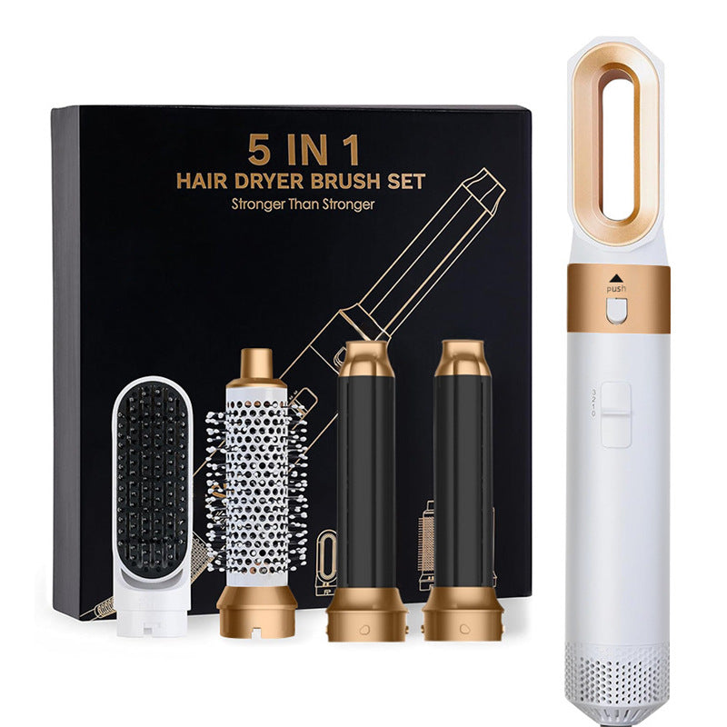 Five-in-one multifunctional hair dryer hair straightener
