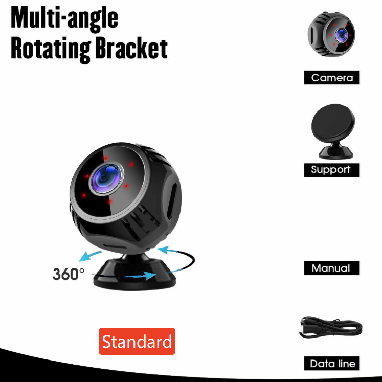 Wireless WiFi Security Camera with Night Vision