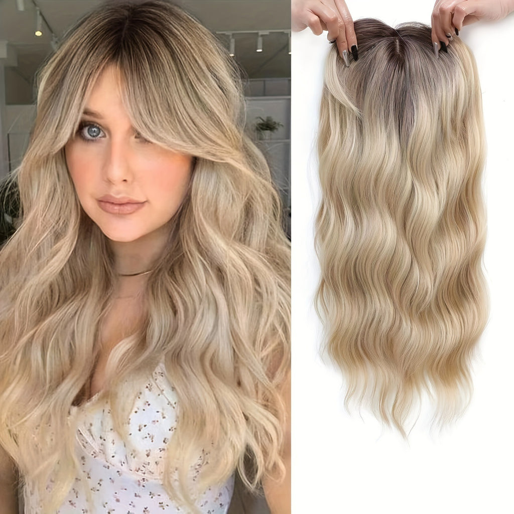 Synthetic Hairpiece for Women with Gradient Color