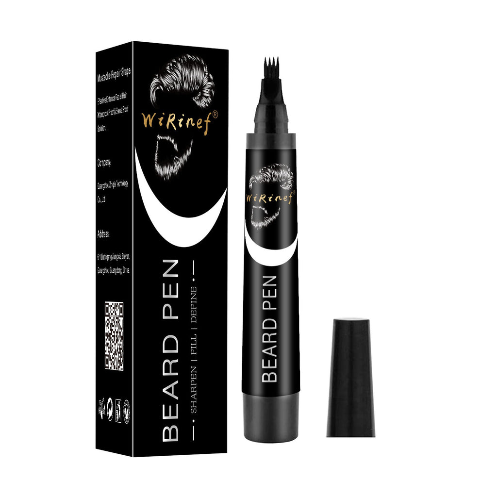 Beard Filler Pen with Brush for Men