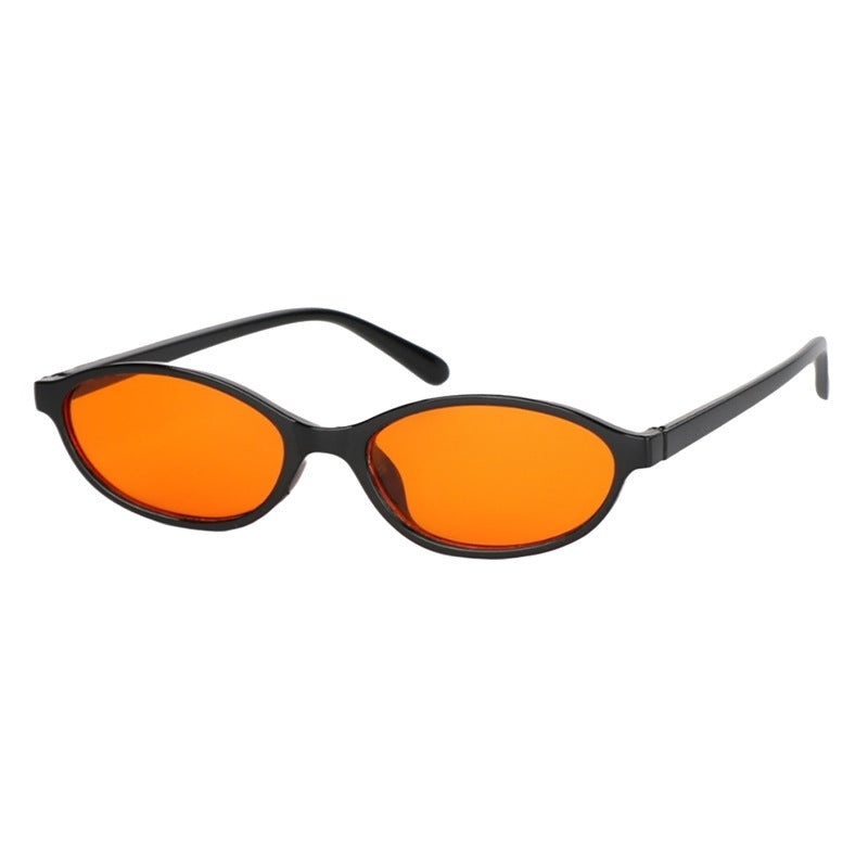 Women's Oval Cat-Eye UV400 Sunglasses Lightweight PC Frame