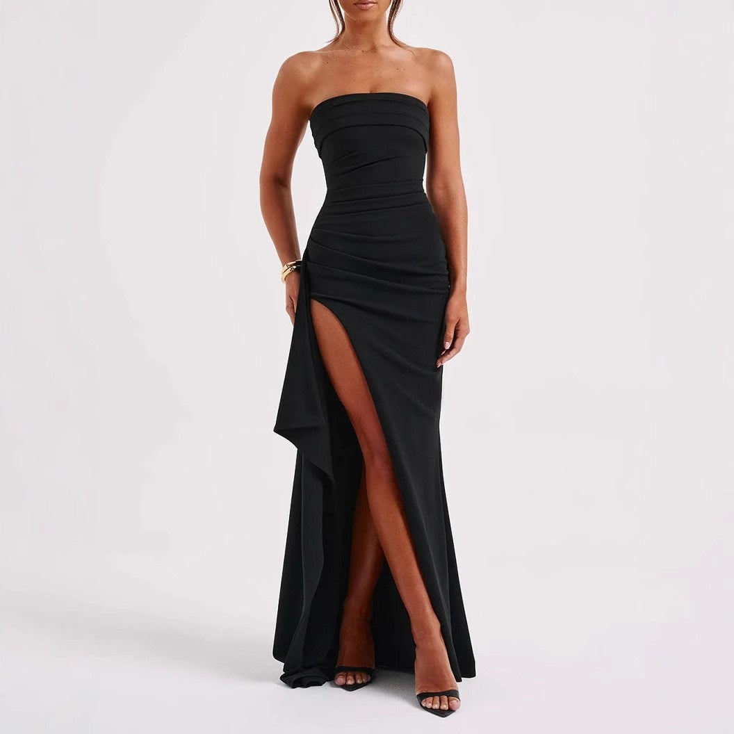 Strapless Bodycon Evening Dress