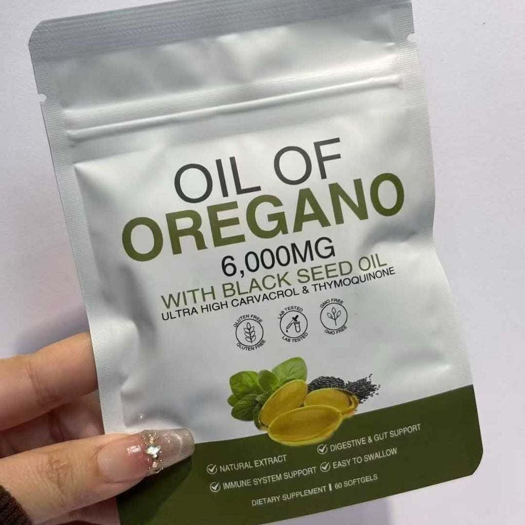 Oregano oil soft capsules
