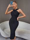 Womens Suspender Bodycon Dress
