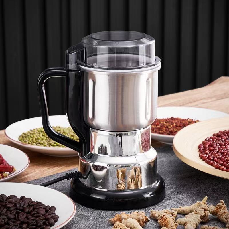 Home-use coffee bean, grain, and spice grinder