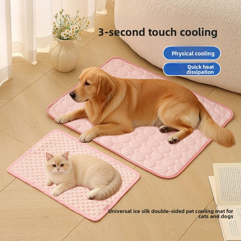 Pet Cooling Mat Ice Silk Pad