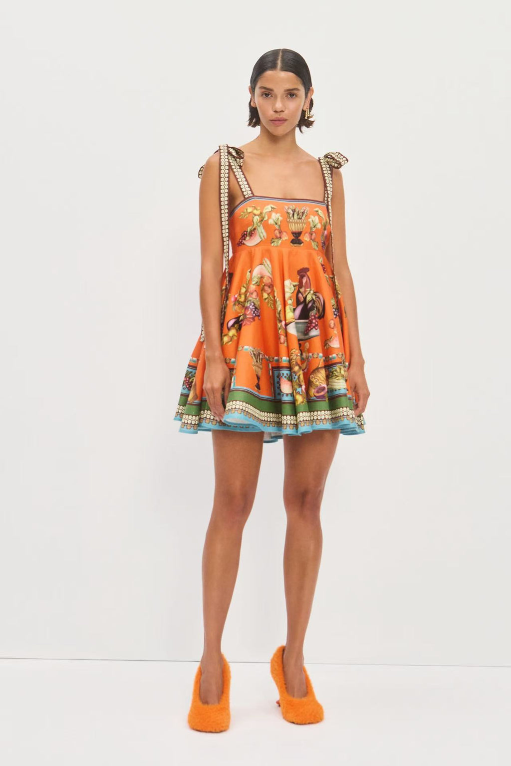 Casual Fashion Elegant Linen Lace-Up Dress