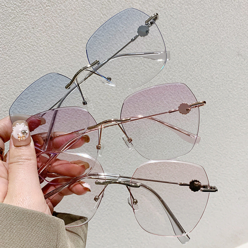 Frameless Photosensitive Color-Changing Sunglasses