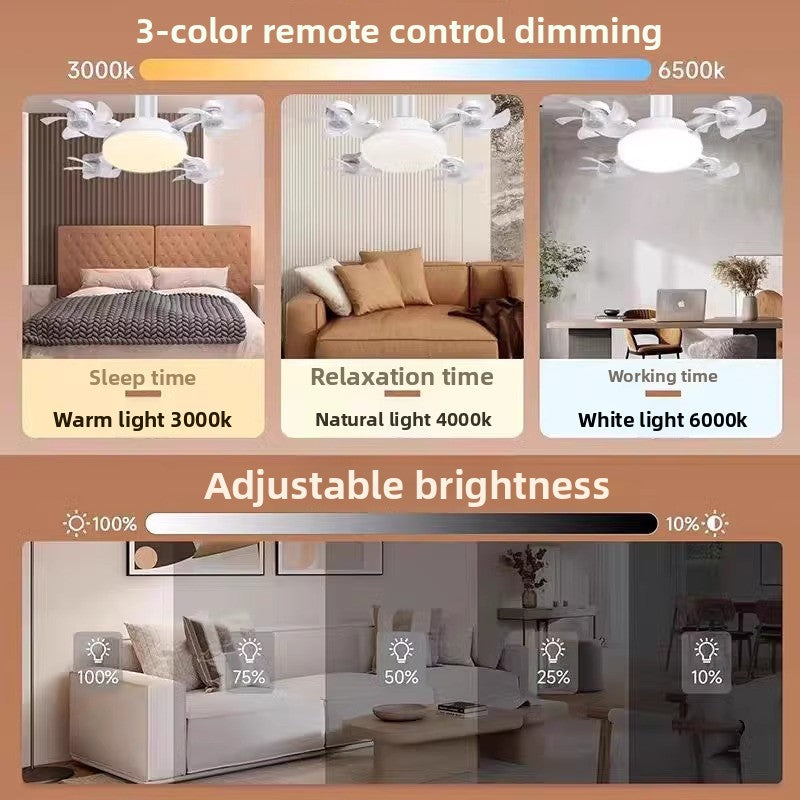 Remote Control Ceiling Fan with Light