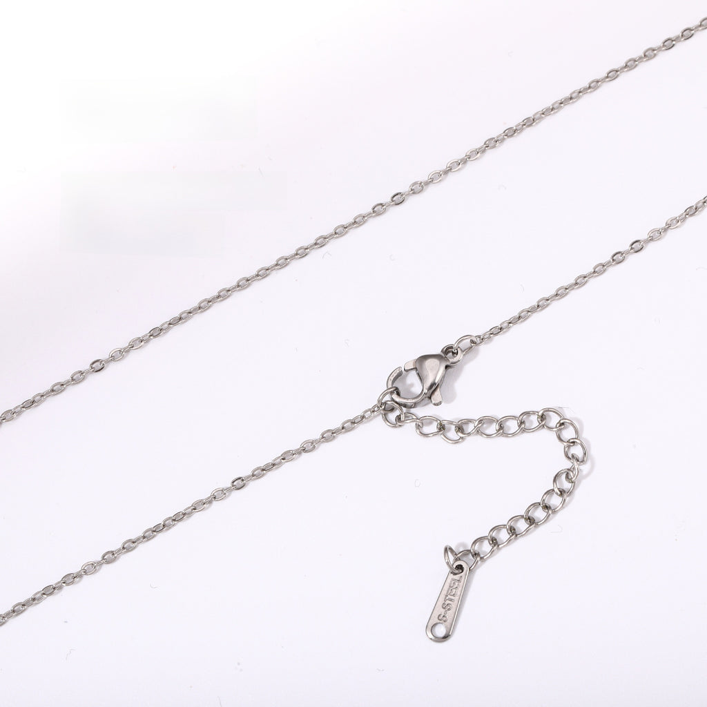 Versatile Braided Chain and Blade Necklace