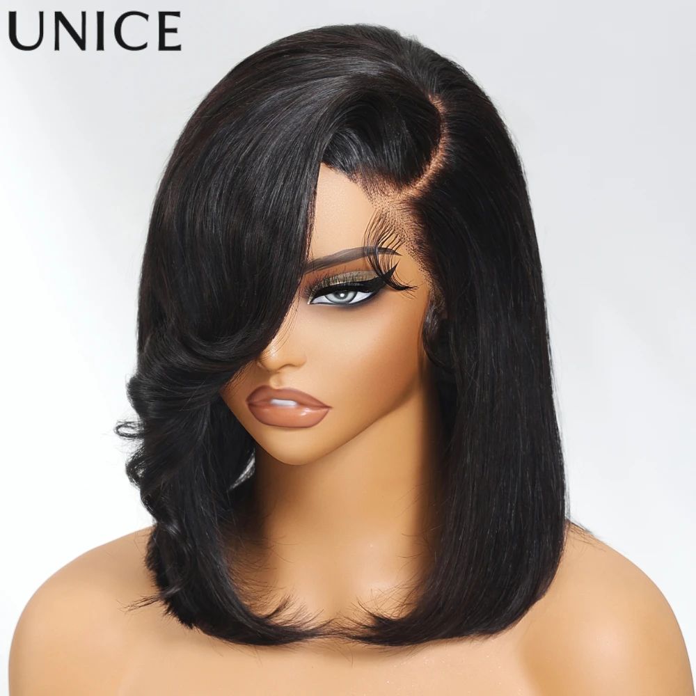 Straight Bob Wig with Lace Closure