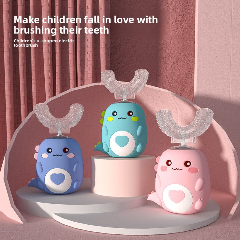 Kids U-Shaped Sonic Electric Toothbrush with Soft Bristles