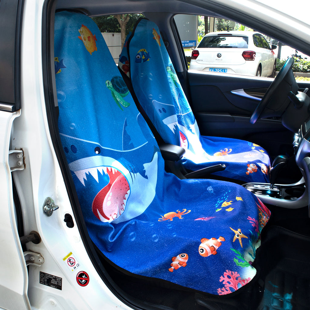 Terry Cloth Car Seat Cushion