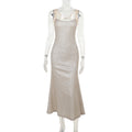 Elegant Mesh Panel Bodycon Dress