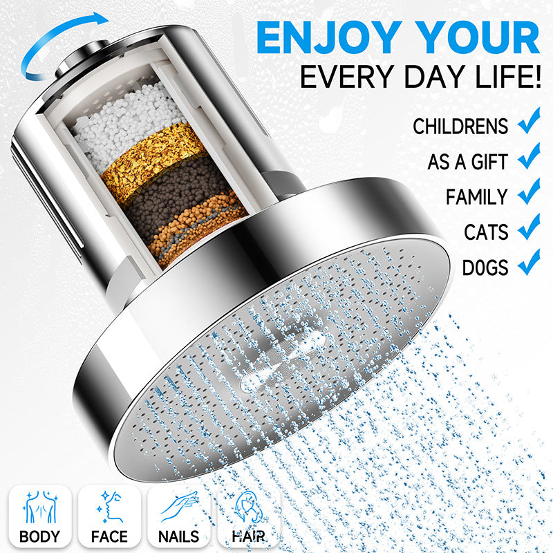 Filter Shower Head with 15-Layer Filtration