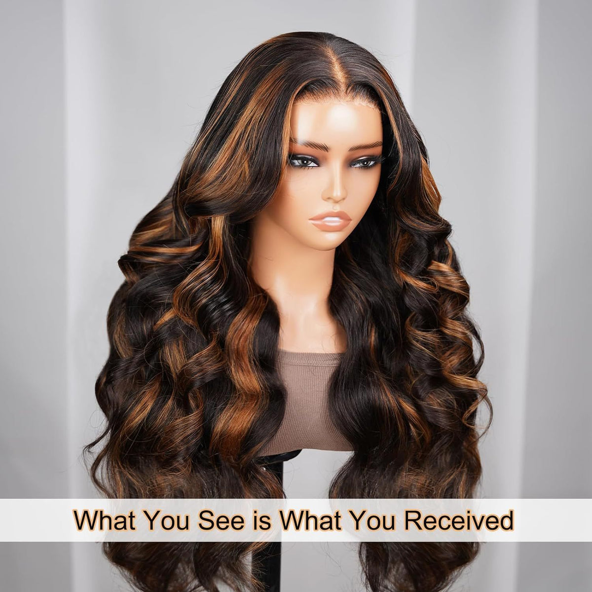 Lace Front Synthetic Wig Long Curly Hair