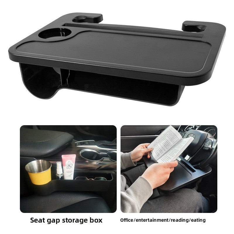 Car-mounted small table board for the support structure