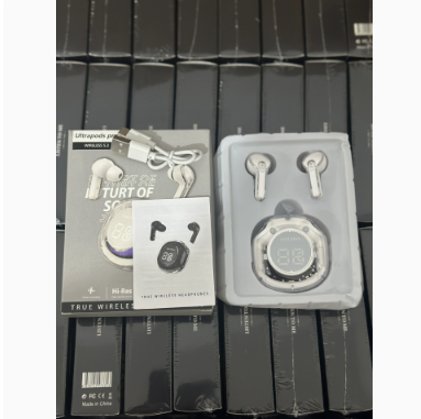 New Bluetooth headset transparent digital display
