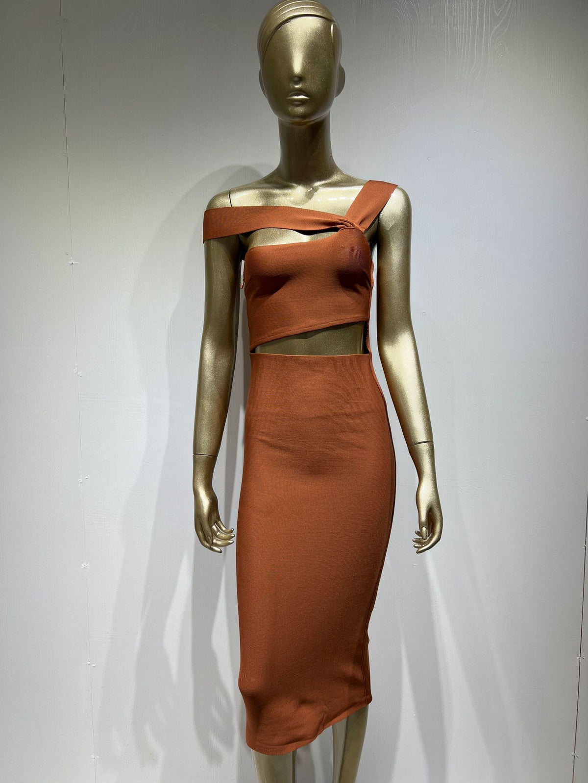 Womens Halterneck Bandage Dress