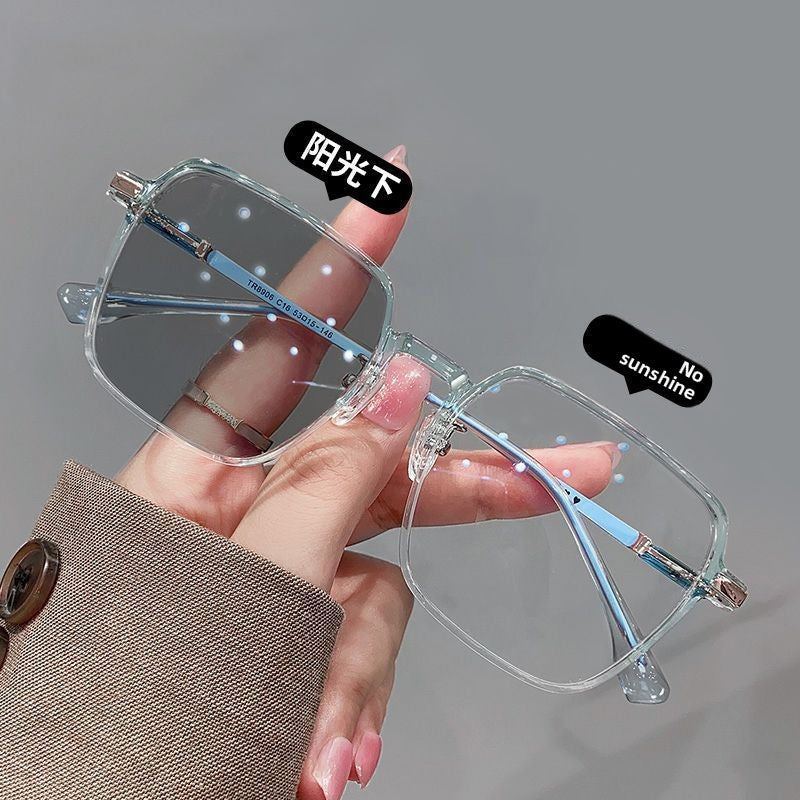 Photosensitive Color Changing Blue Light Glasses