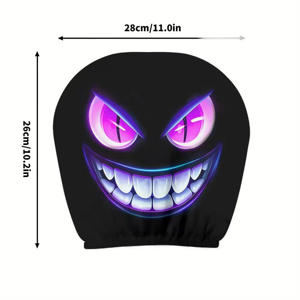 Car Printed Headrest Case Universal Funny Fun Universal Headgear