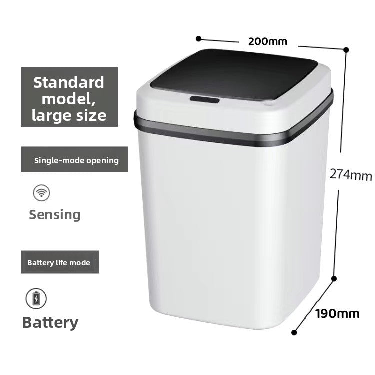 Automatic Sensor Trash Can with Lid
