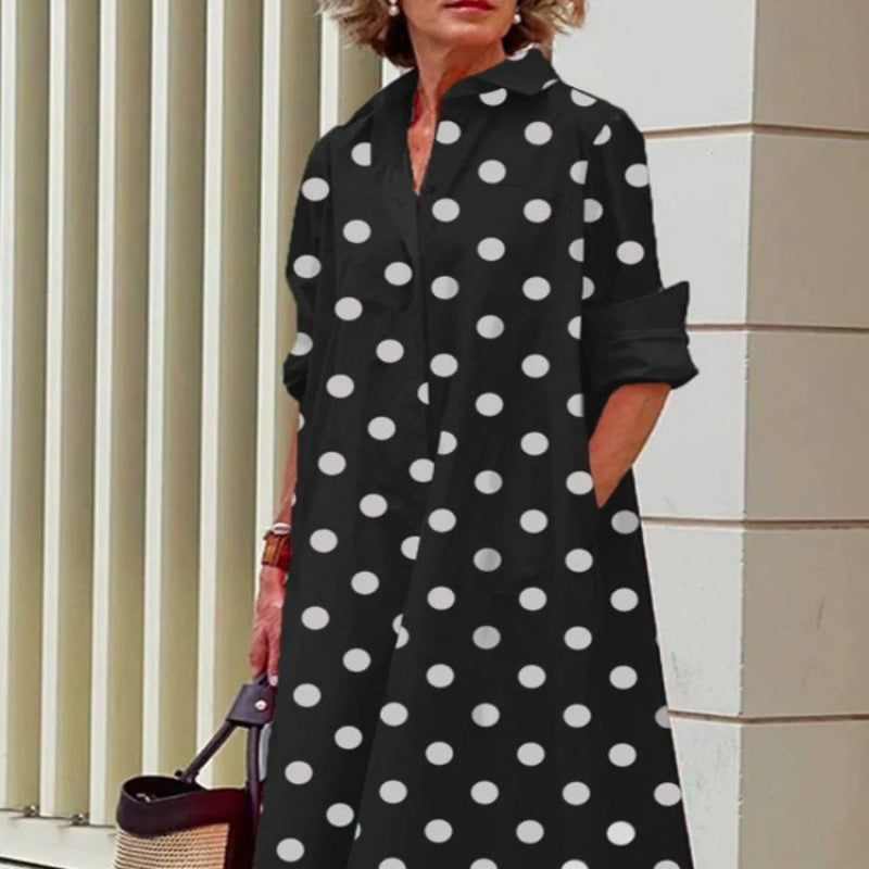 long-sleeve midi dress