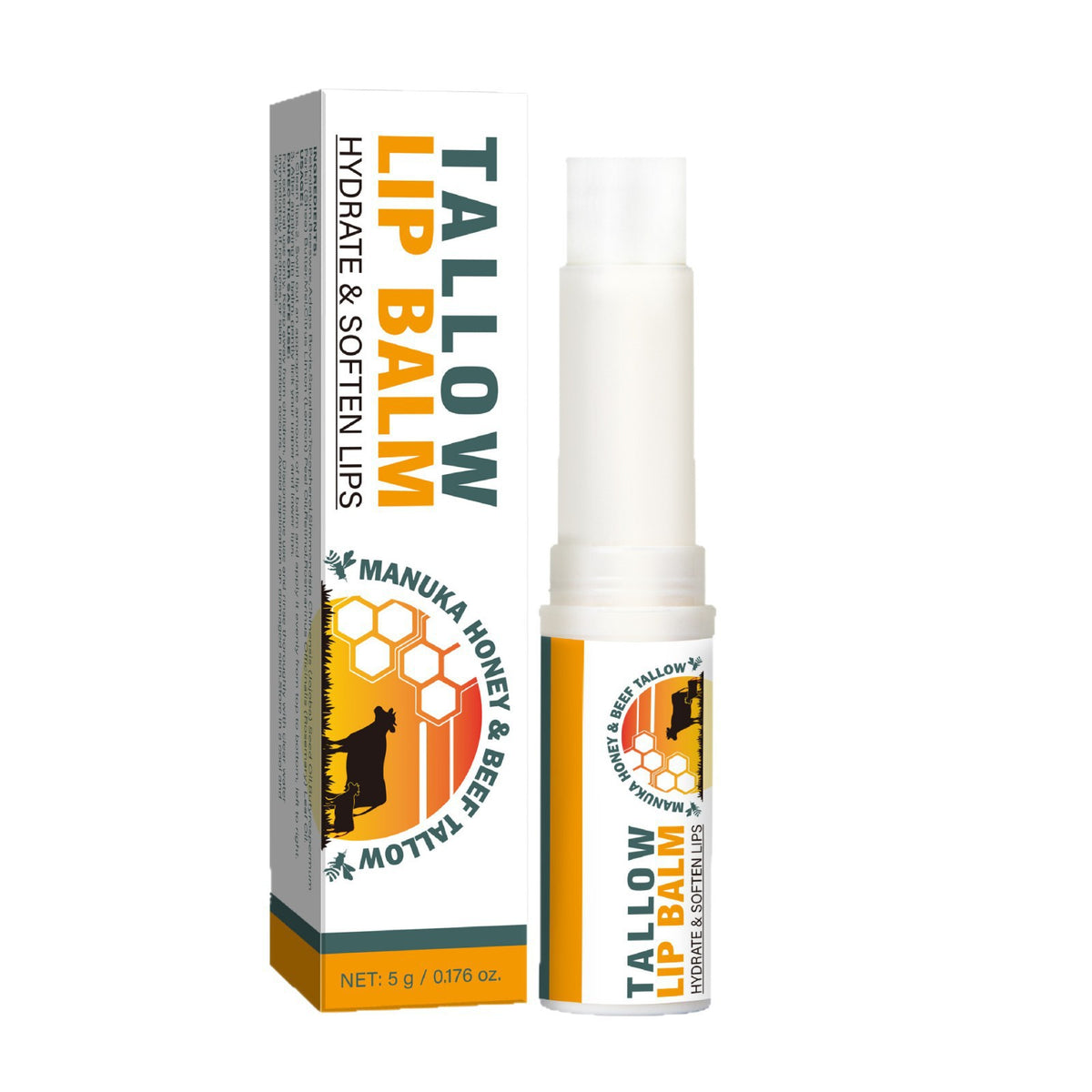 Beef Fat Lip Balm Hydrating Moisturizing