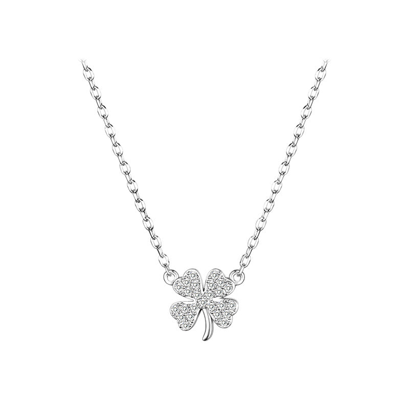 Adjustable Clover Pendant Necklace