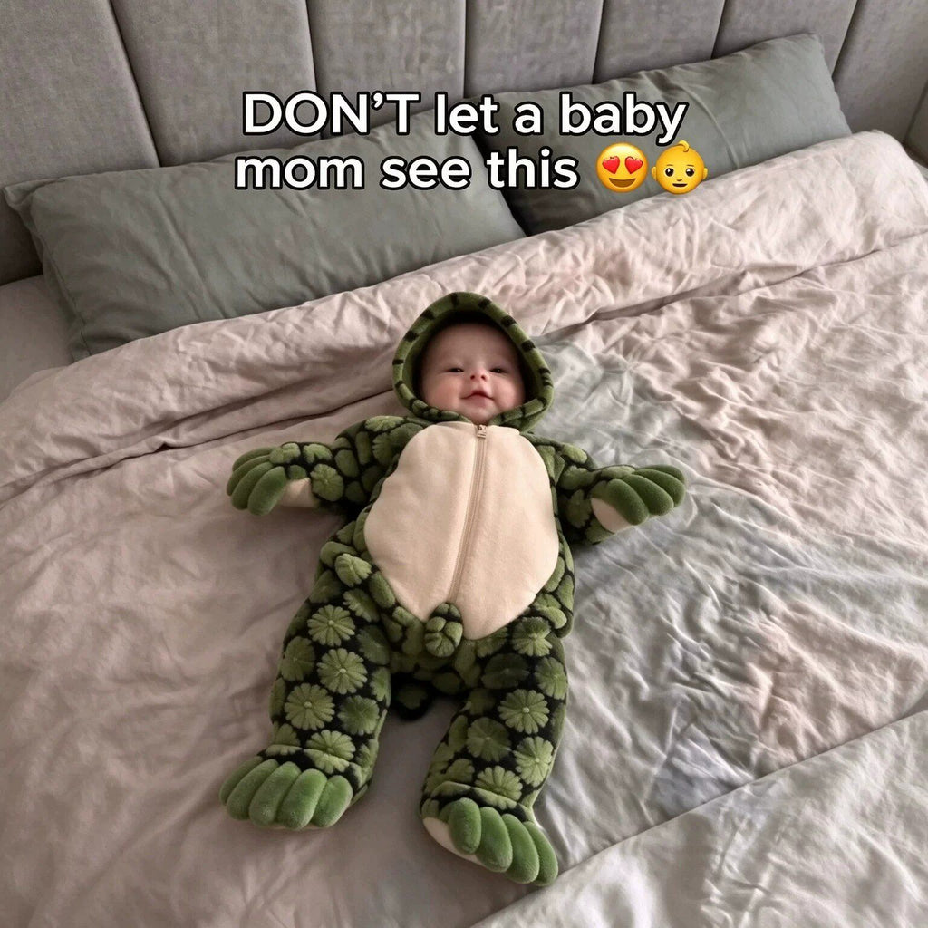 Baby Turtle Pajamas Baby Jumpsuit