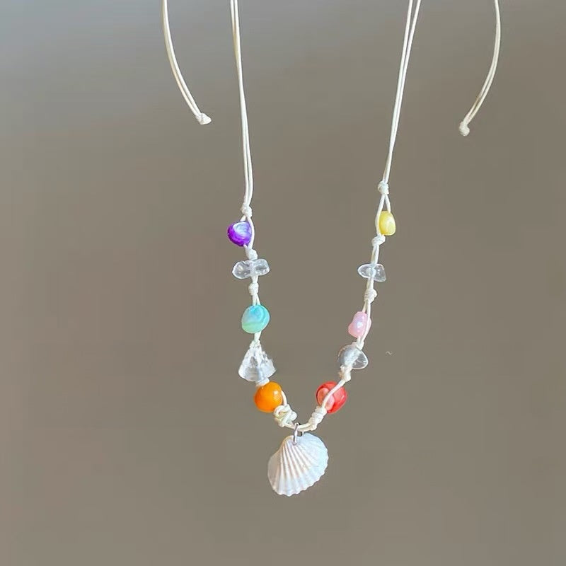 Seaside Shell Starfish Pendant Necklace