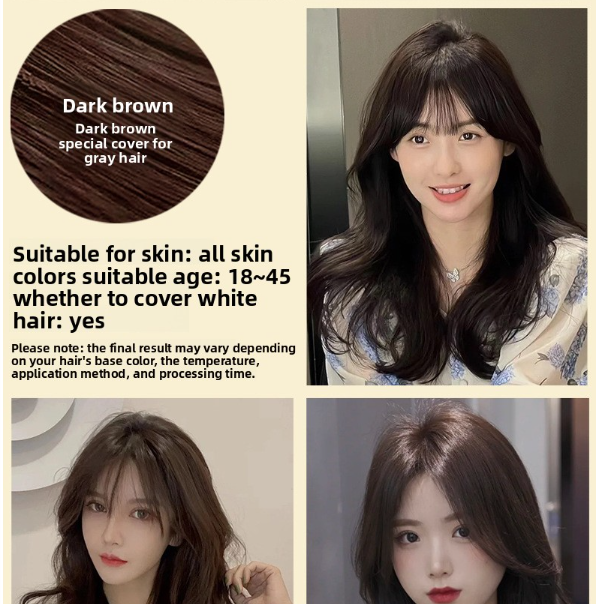 Plant-Based Bubble Hair Dye for Gray Coverage