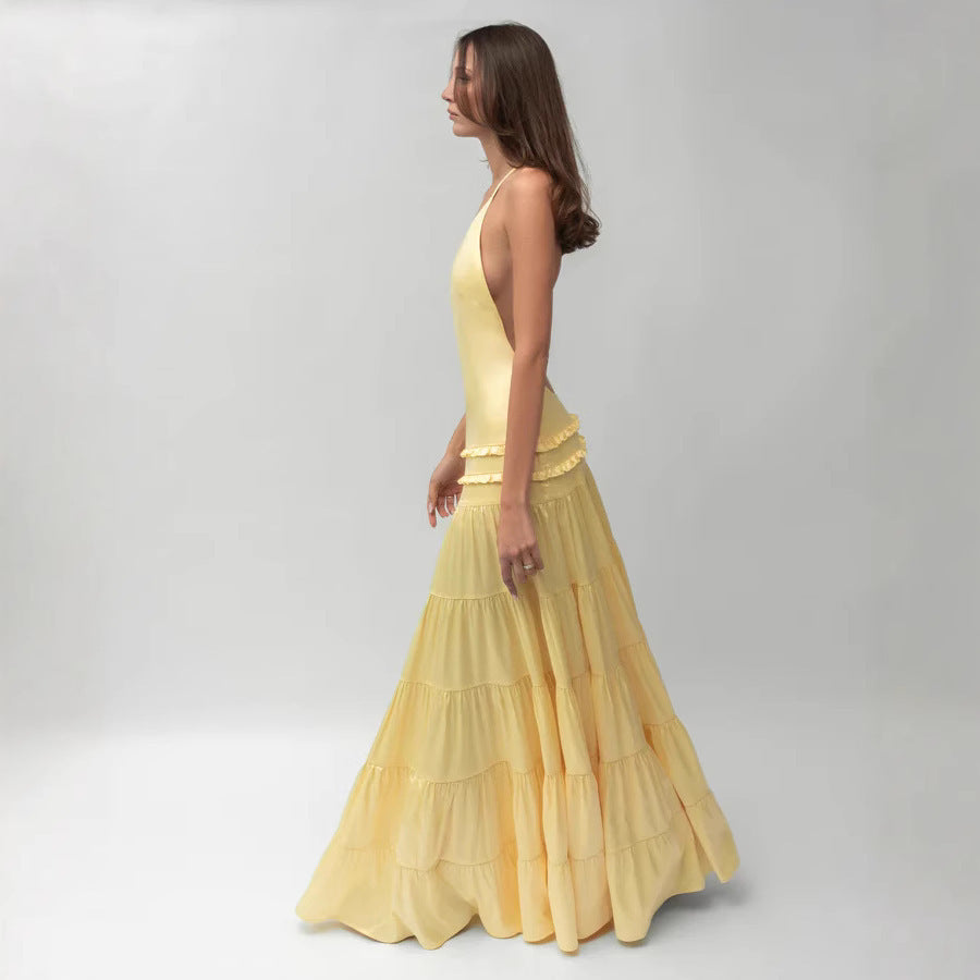 Backless Sleeveless Long Dress