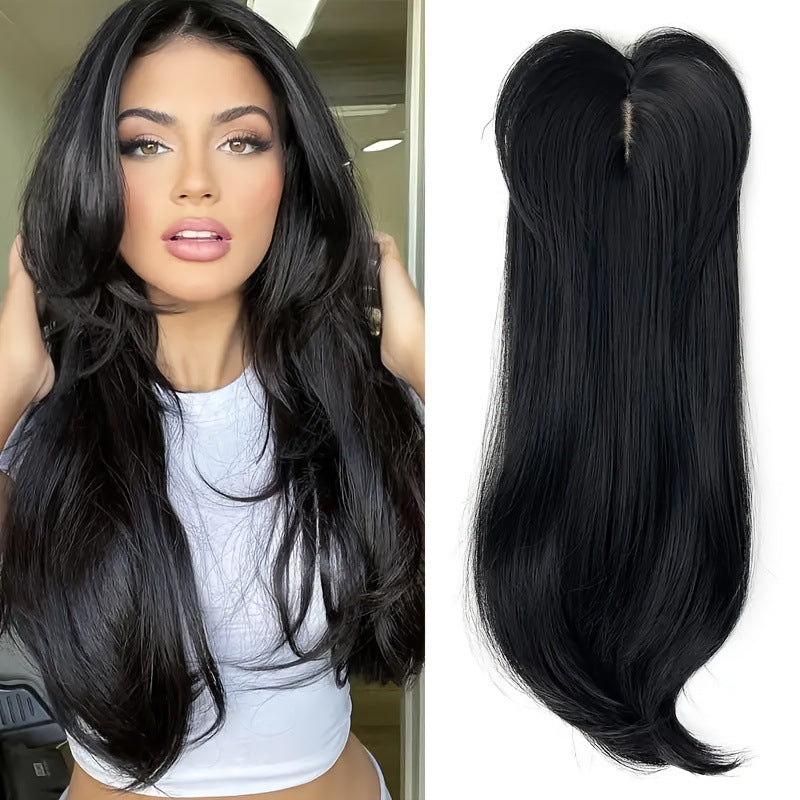 Synthetic Hairpiece for Women with Gradient Color