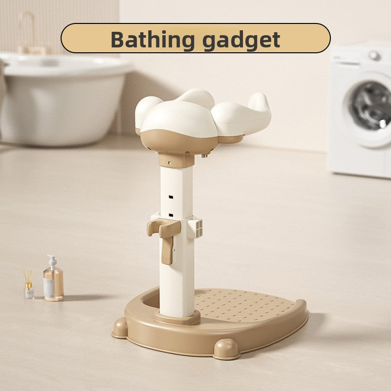 Adjustable Baby Bath Stand with Anti-Slip Base